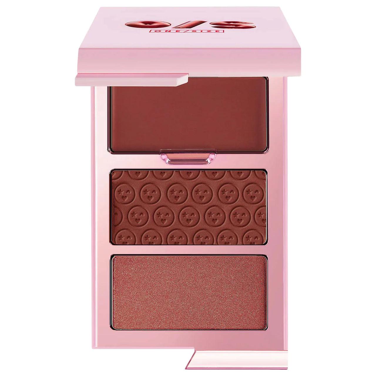 One/Size - Cheek Clapper 3D Blush Trio Palette - Rich Betch