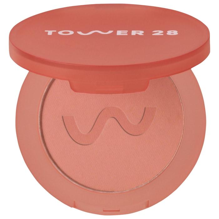 Tower 28 Beauty  GetSet Blur + Set Matte Powder Blush - long beach iced tea