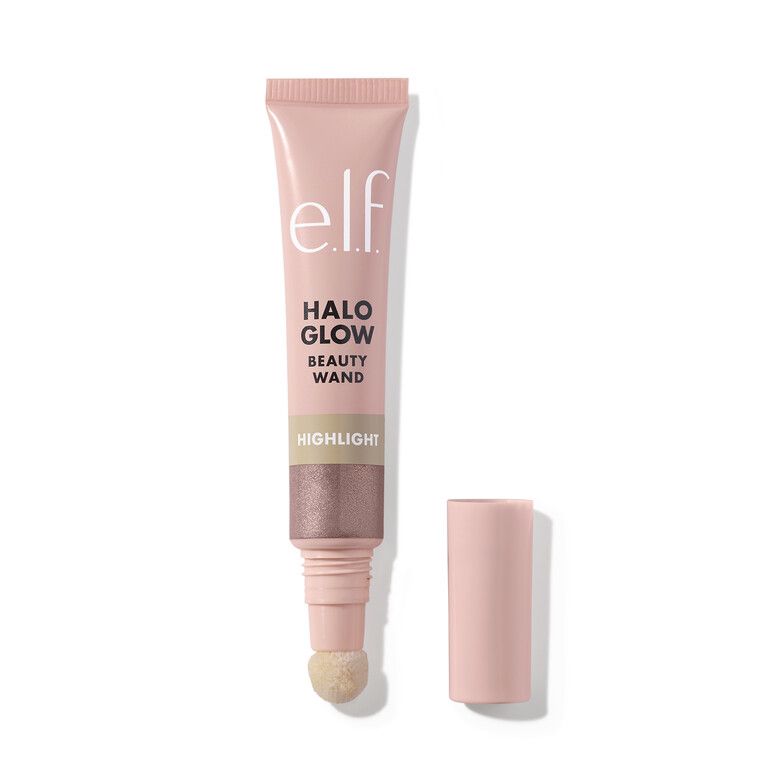 Halo Glow Highlight Beauty Wand - Rose Quartz- Pinky Rose For Fair To Deep