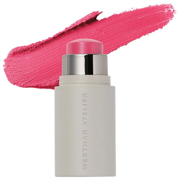 Westman Atelier Mini Petite Baby Cheeks Lip + Cheek Cream Blush Stick - poppet