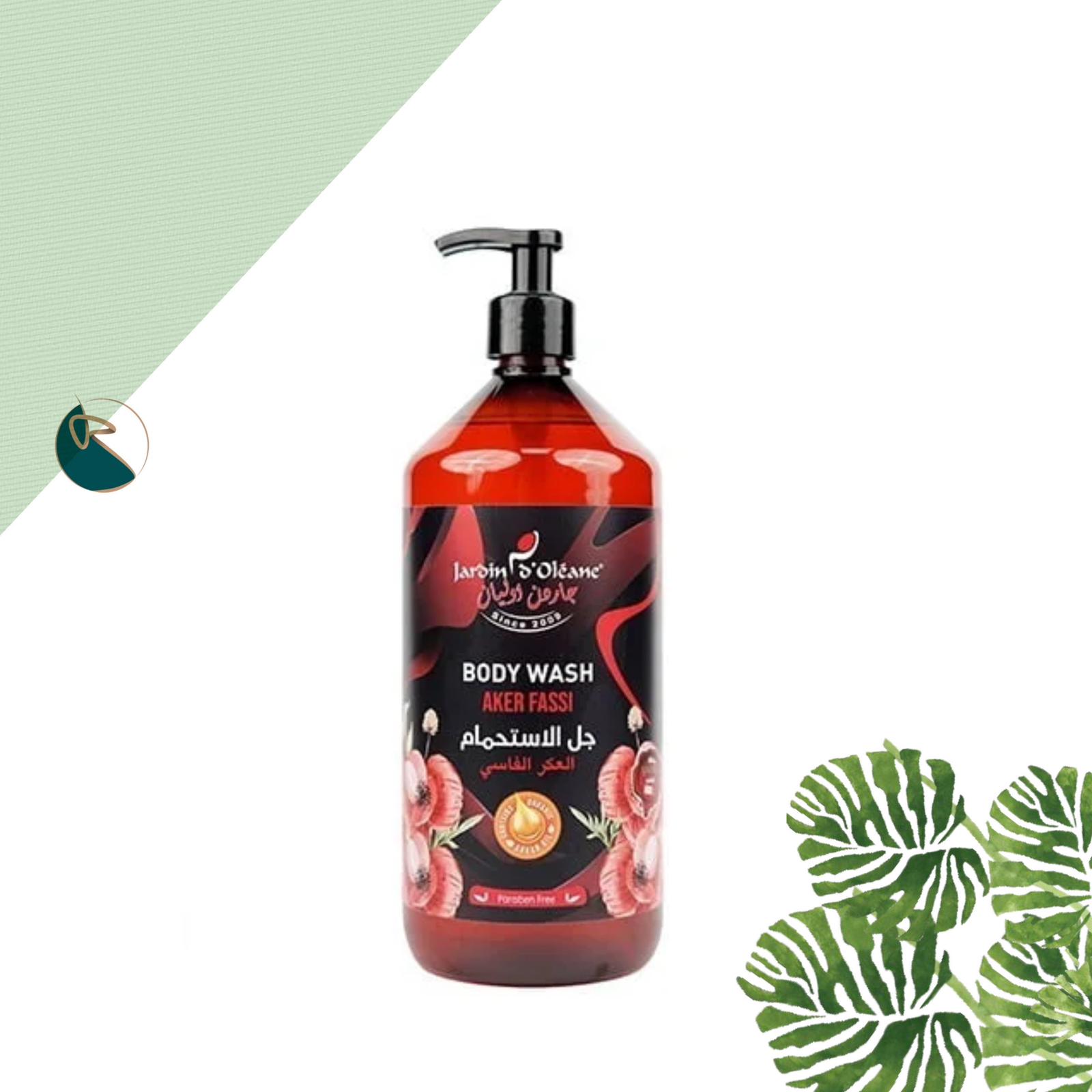 Jardin Oleane Aker Fassi Body Wash 1Ltr