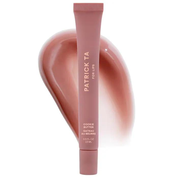 PATRICK TA  Major Moisture Smoothing and Hydrating Tinted Lip Balm with Vitamin E - cookie butter