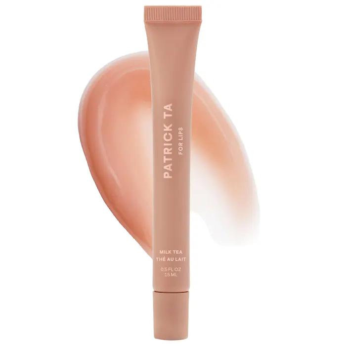 PATRICK TA  Major Moisture Smoothing and Hydrating Tinted Lip Balm with Vitamin E - milk tea