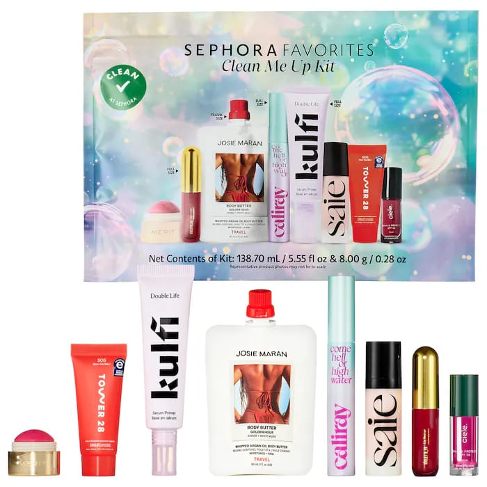SEPHORA FAVORITES Clean Me Up Kit(138.70ml/5.55 fl oz & 8.00g/0.28 oz)