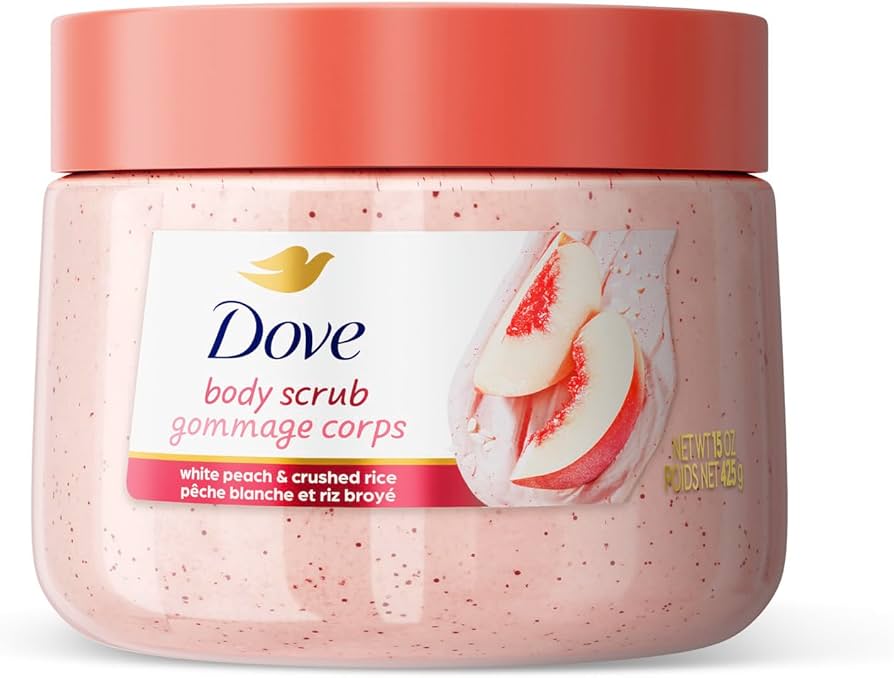 Dove Body Scrub Gommage Corps White Peach & Crushed Rice 425g