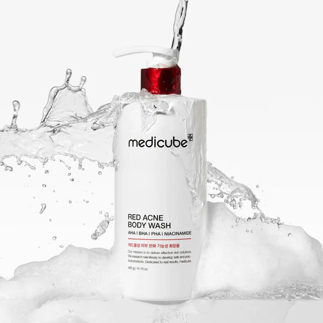 Medicube Red Acne Body Wash AHA | BHA | PHA | NIACINAMIDE 400G