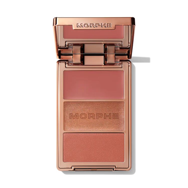 Morphe - Cheek Thrills Multi-Finish Face Trio - YACHT DAY