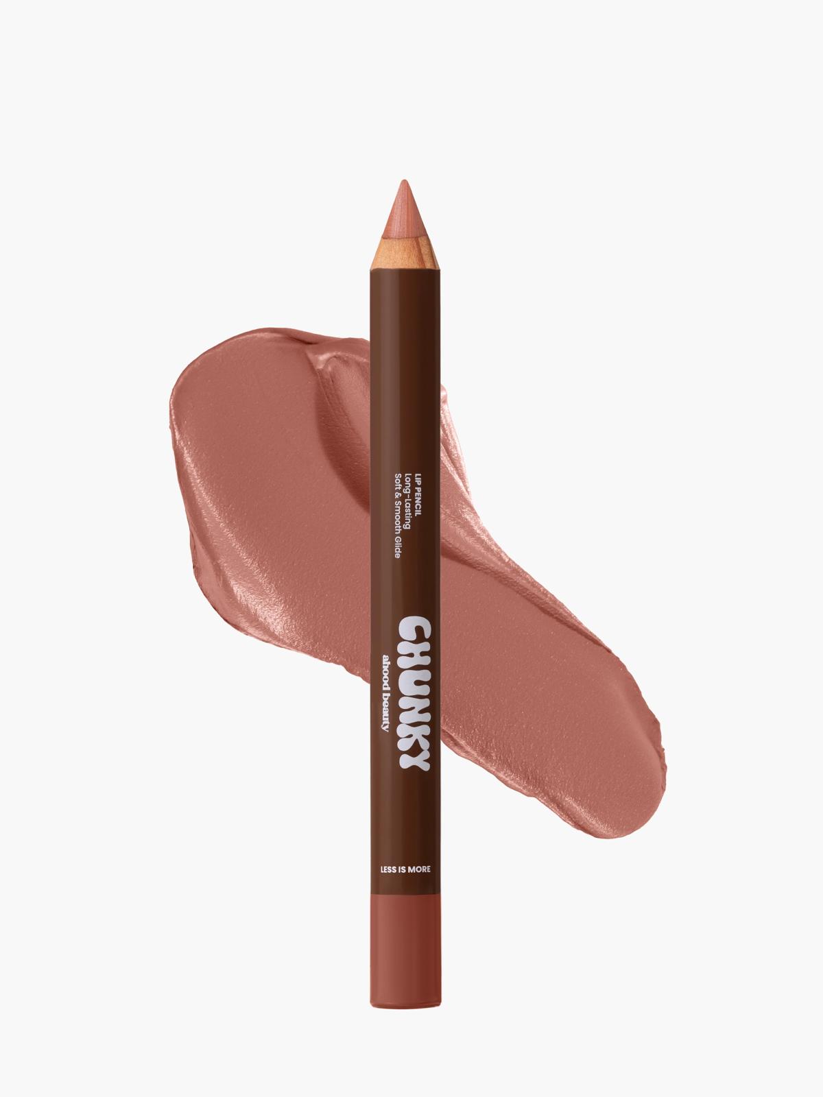 AHOOD BEAUTY Chunky Lip Pencil Long-Lasting Soft & Smooth Glide - LESS IS MORE