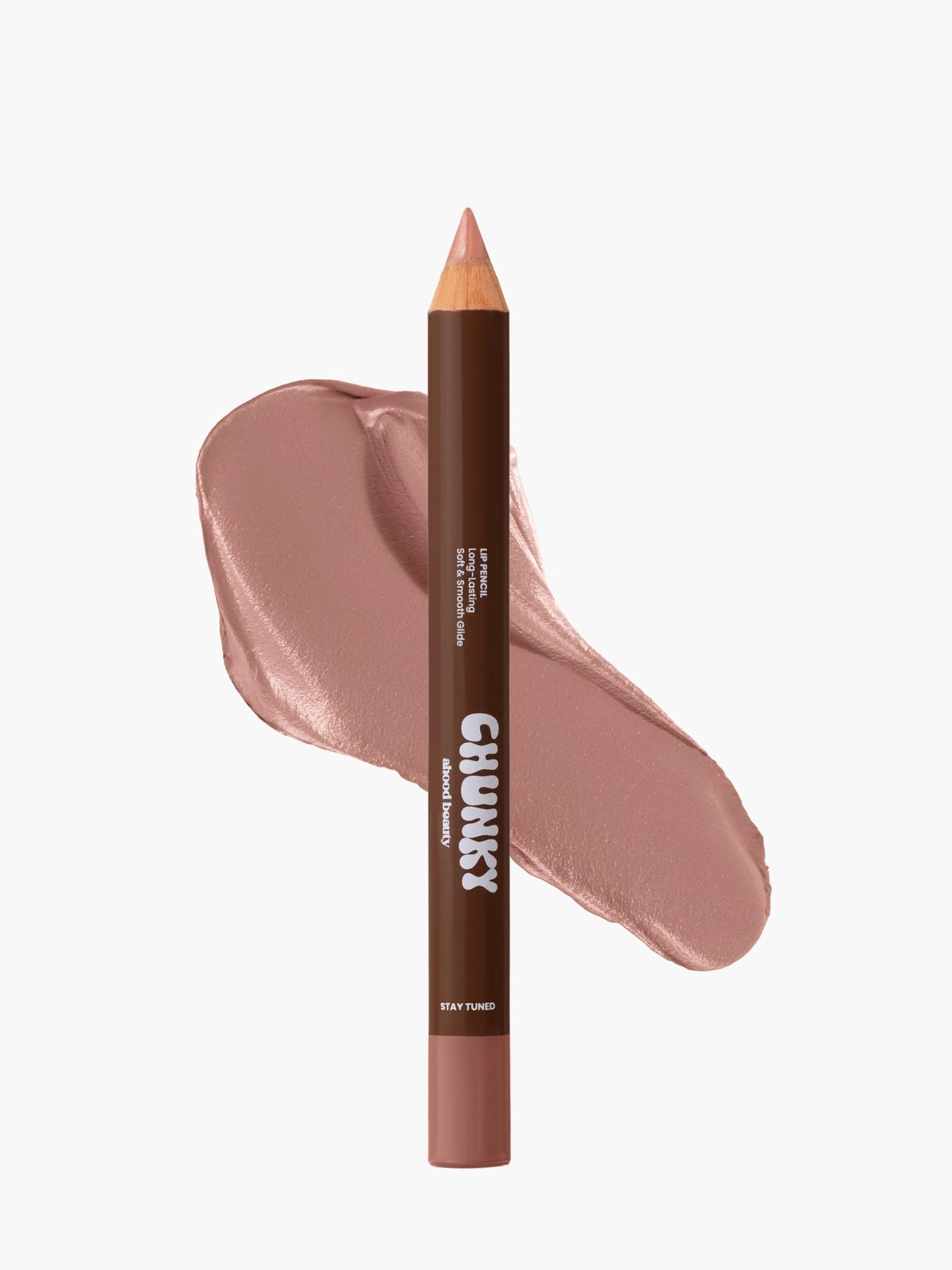 AHOOD BEAUTY Chunky Lip Pencil Long-Lasting Soft & Smooth Glide -  STAY TUNED