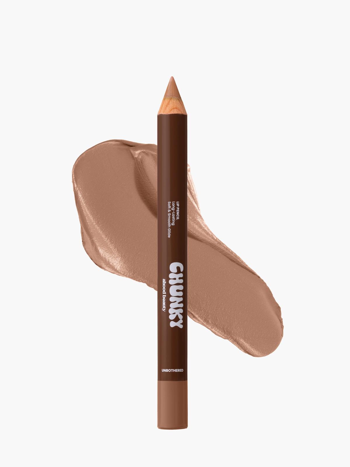 AHOOD BEAUTY Chunky Lip Pencil Long-Lasting Soft &amp; Smooth Glide -  UNBOTHERED