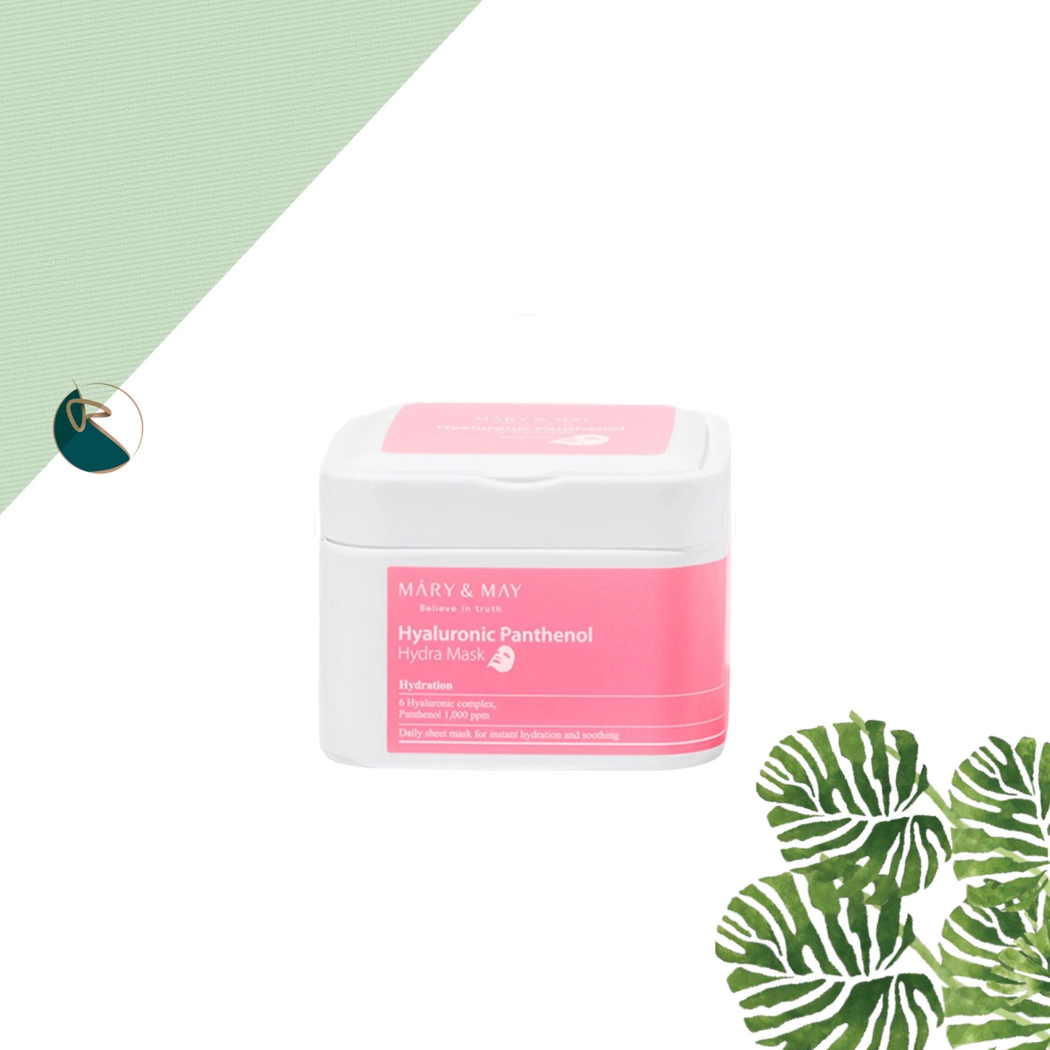 Mary&amp;May Hyaluronic Panthenol Hydra Mask 30pcs/400g