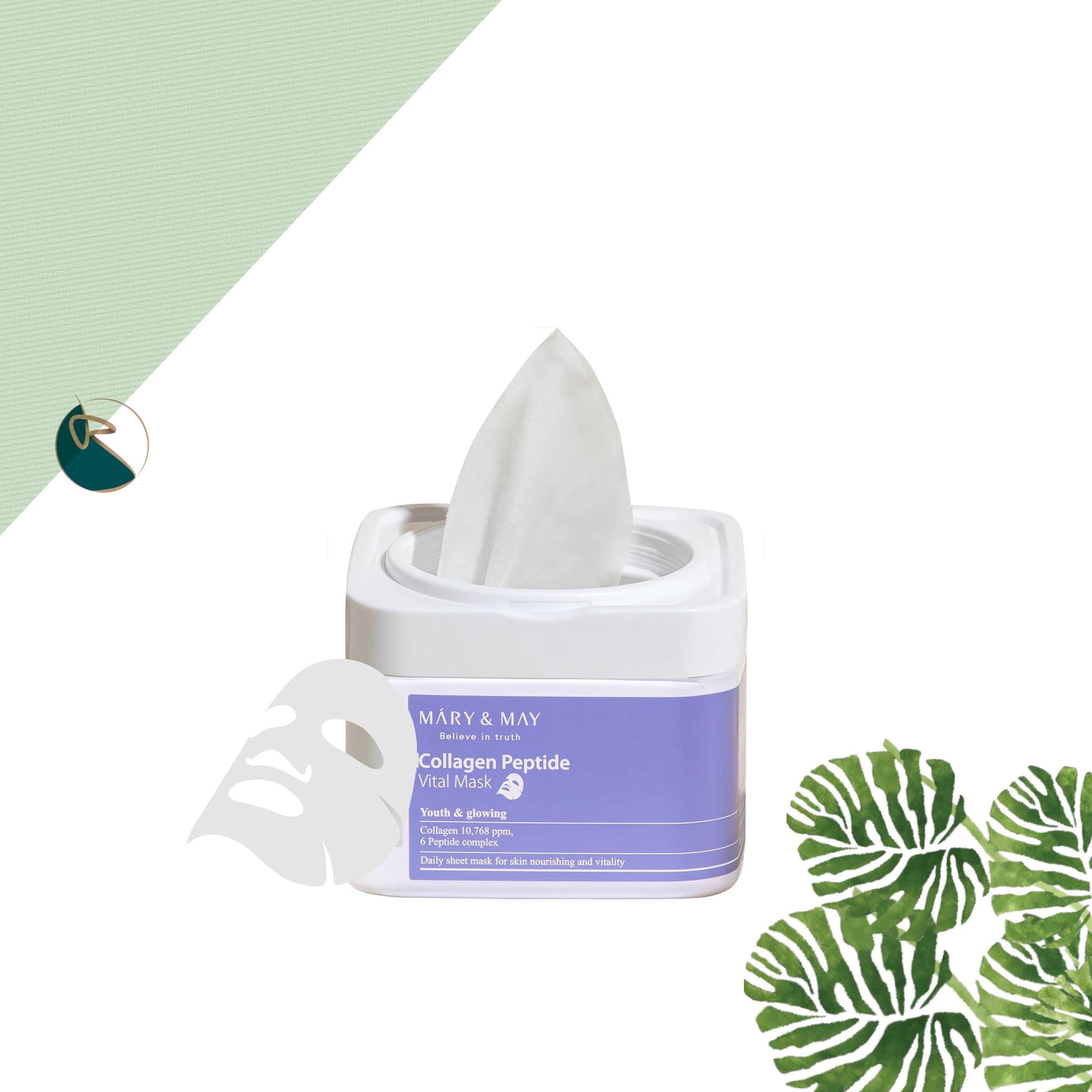 Mary&amp;May Collagen Peptide Vital Mask 400g