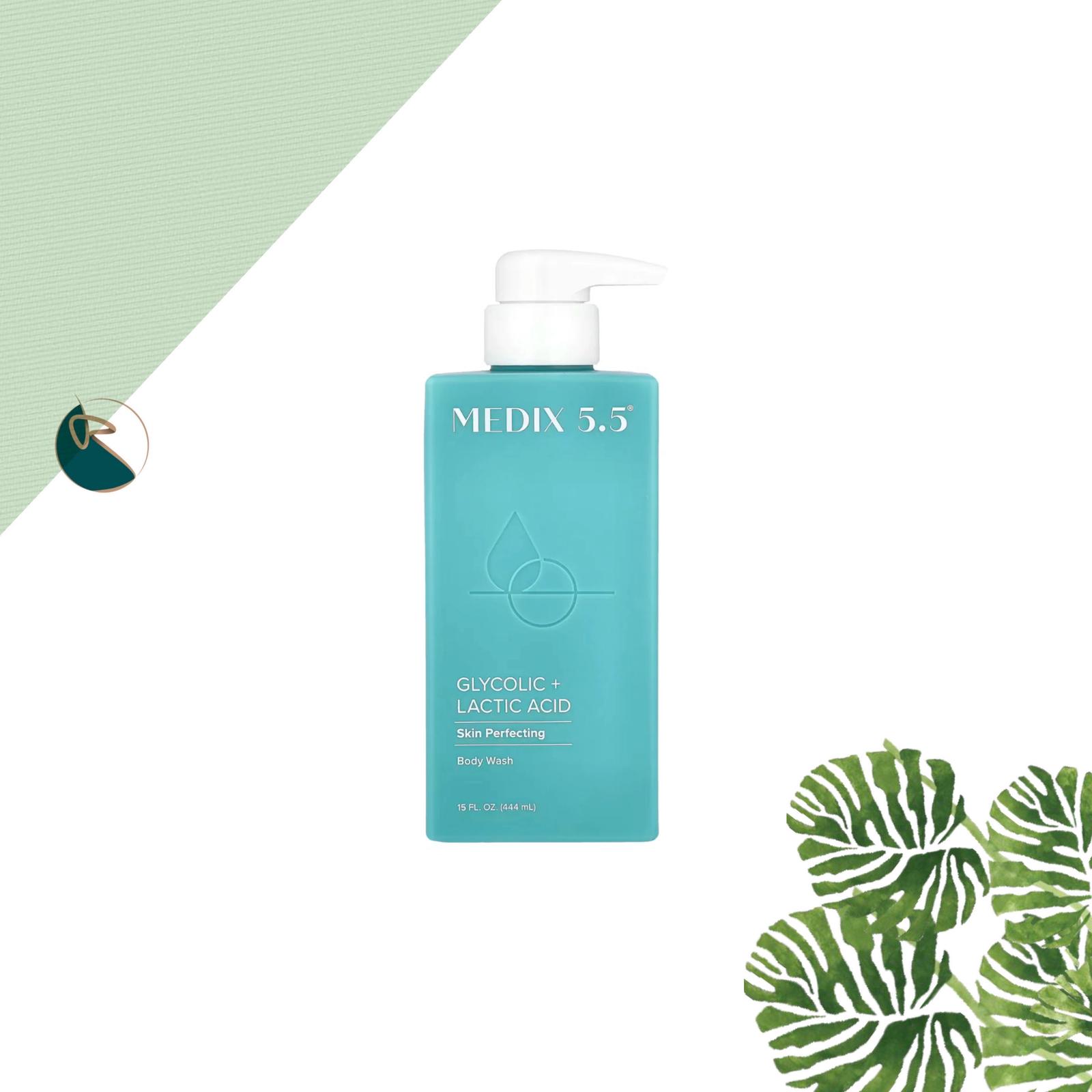 Medix 5.5 Glycolic+ Lactic Acid Skin Perfecting Body Wash 444ml