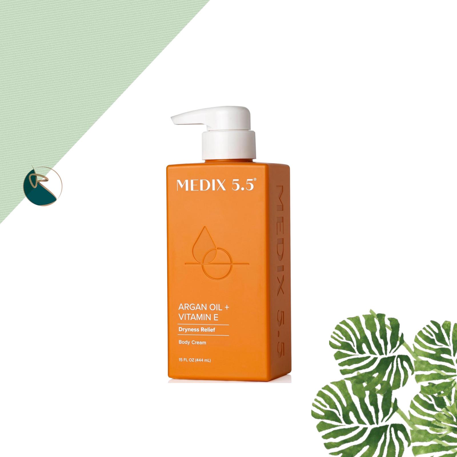 Medix 5.5 Argan Oil+ Vitamin E Body Cream 444ml