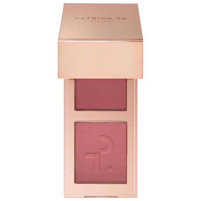 PATRICK TA Mini Major Headlines Double-Take Crème &amp; Powder Blush Duo - she goes to the gym