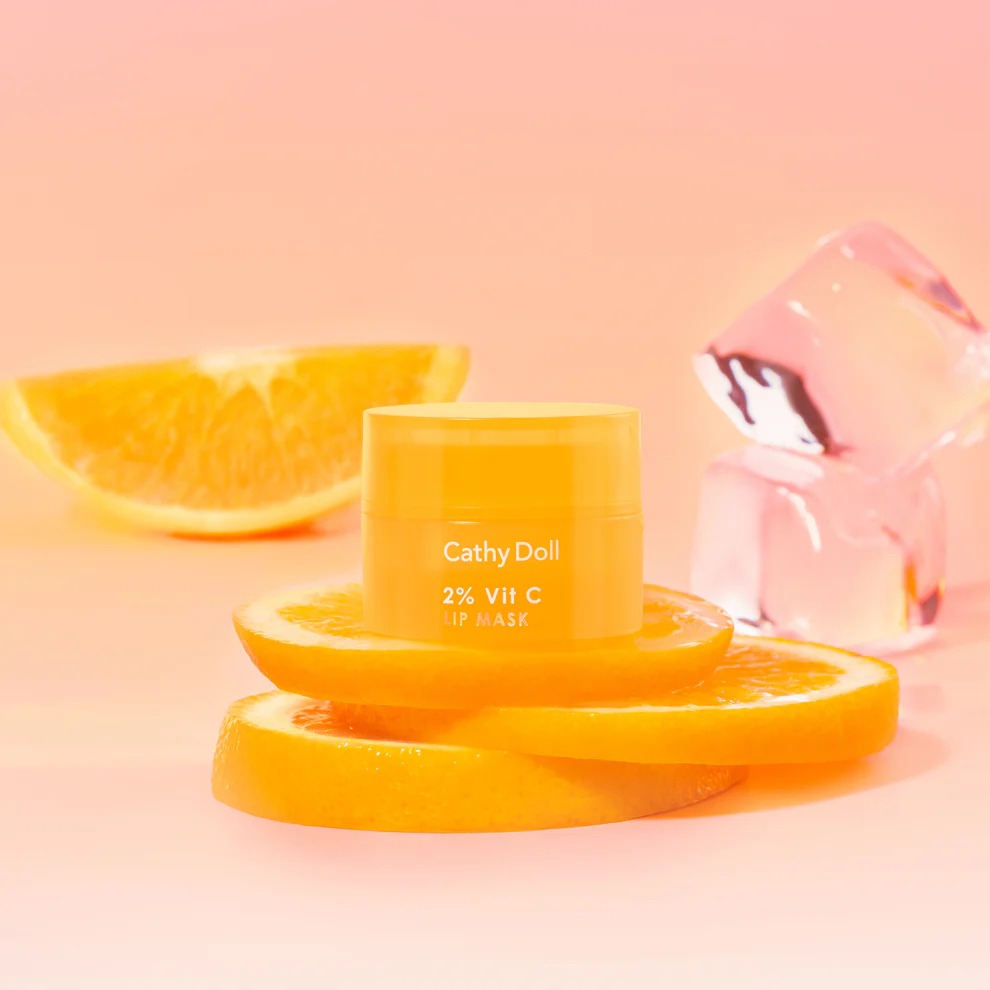 CATHY DOLL 2% HYALURON LIP MASK ORANGE BINGSU 4.5g