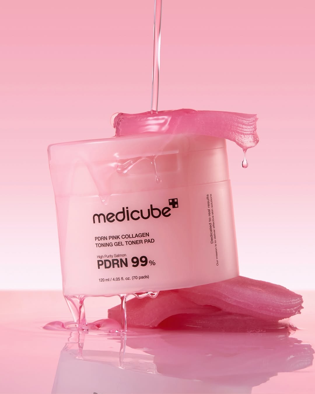 Medicube PDRN Pink Collagen Gel Toner Pad 120ml