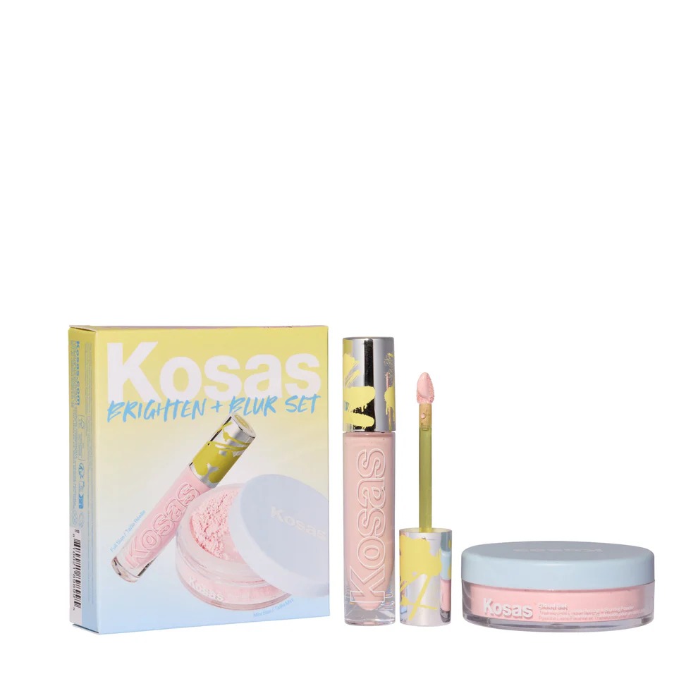 Kosas Brighten + Blur Set Revealer Extra Bright Magic+Cloud Set Translucent Candy