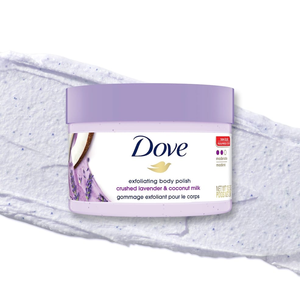 Dove Crushed Lavender &amp; Coconut Milk Body Polish 298G
