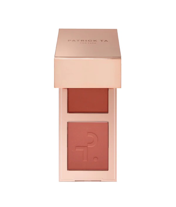 PATRICK TA  Mini Major Headlines Double-Take Crème & Powder Blush Duo - SHE’S BLUSHING