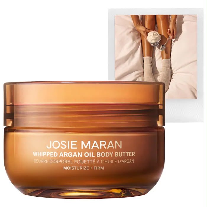 JOSIE MARAN ...In Bed (Whipped Vanilla Milk + Cashmere Musk) - Whipped Argan Oil Refillable Body Butter Jar 177ml