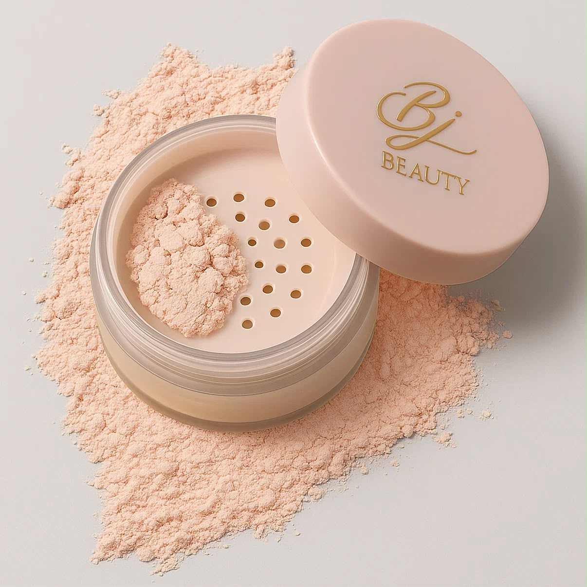 Bj Beauty Setting & Mattifying Loose Powder - Peachy