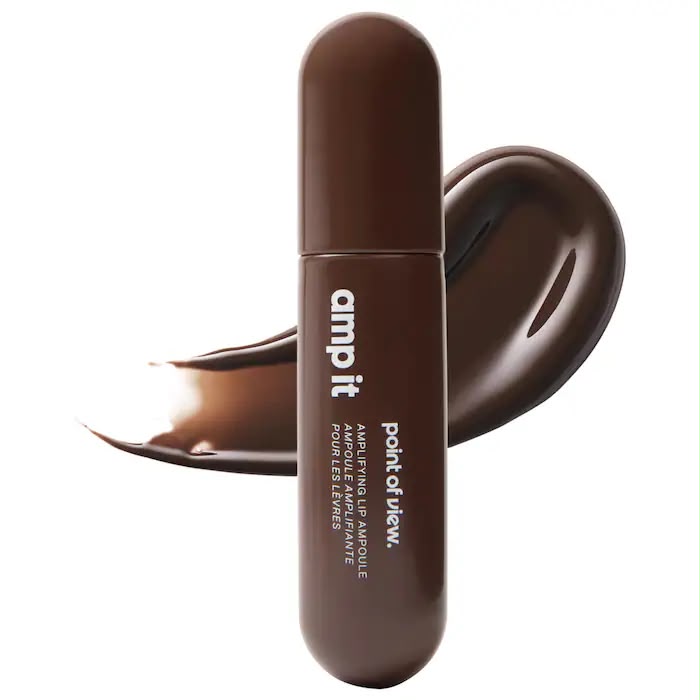 point of view. amp it COLOR LIP AMPOULE - rich cocoa