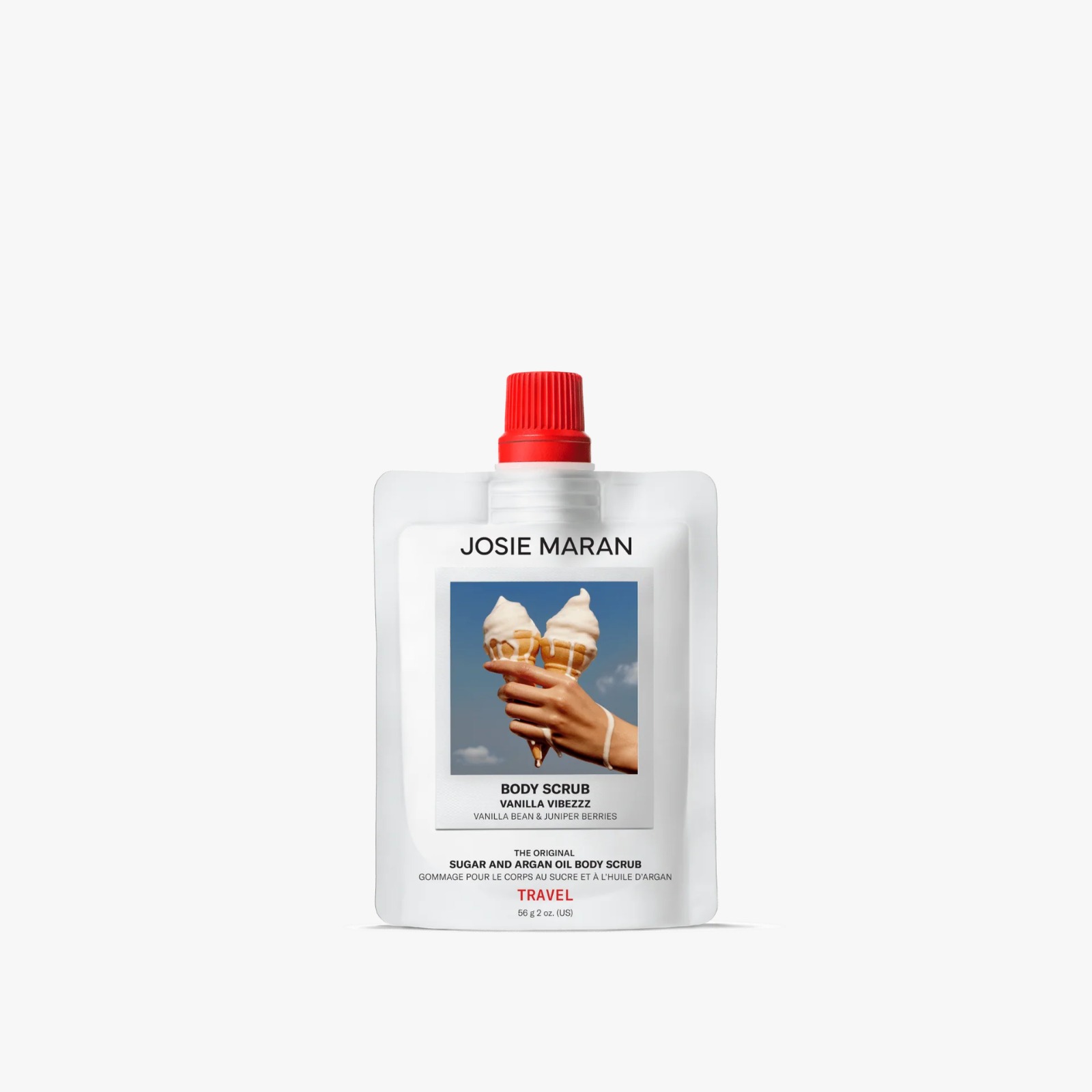 Josie Maran Vanilla Vibezzz Sugar and Argan Oil Body Scrub 56g