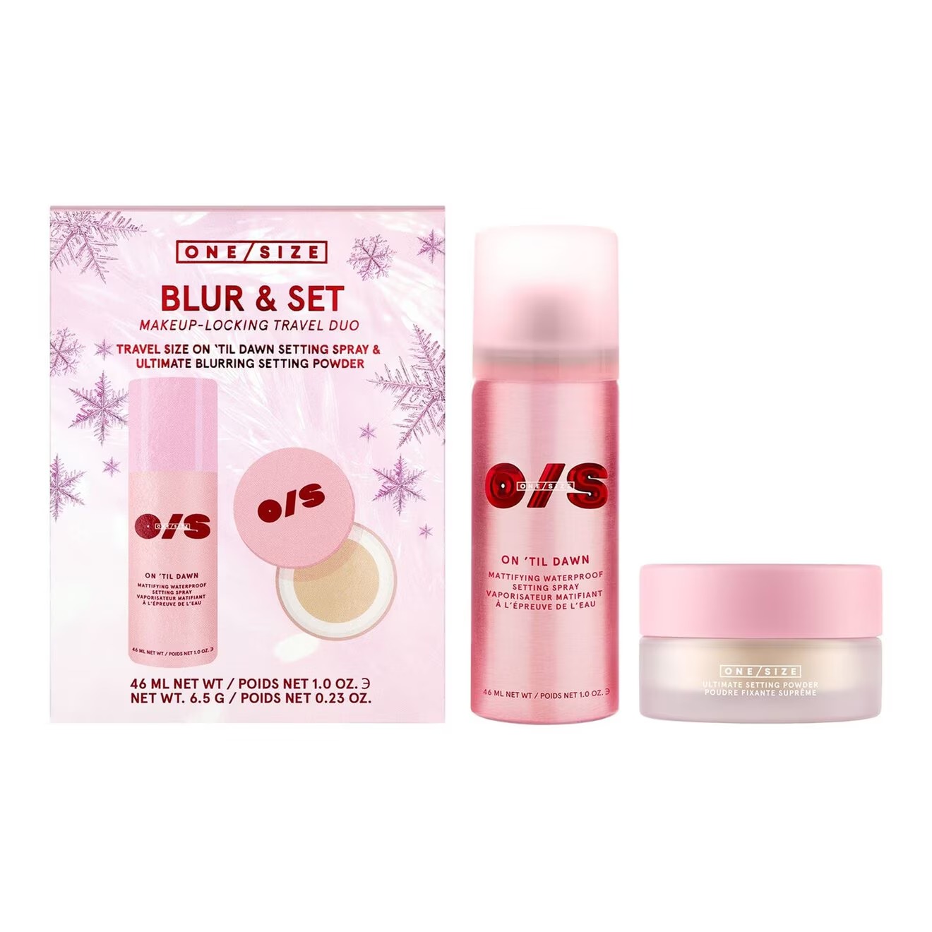 One/Size Blur & Set Makeup-Locking Travel Duo
